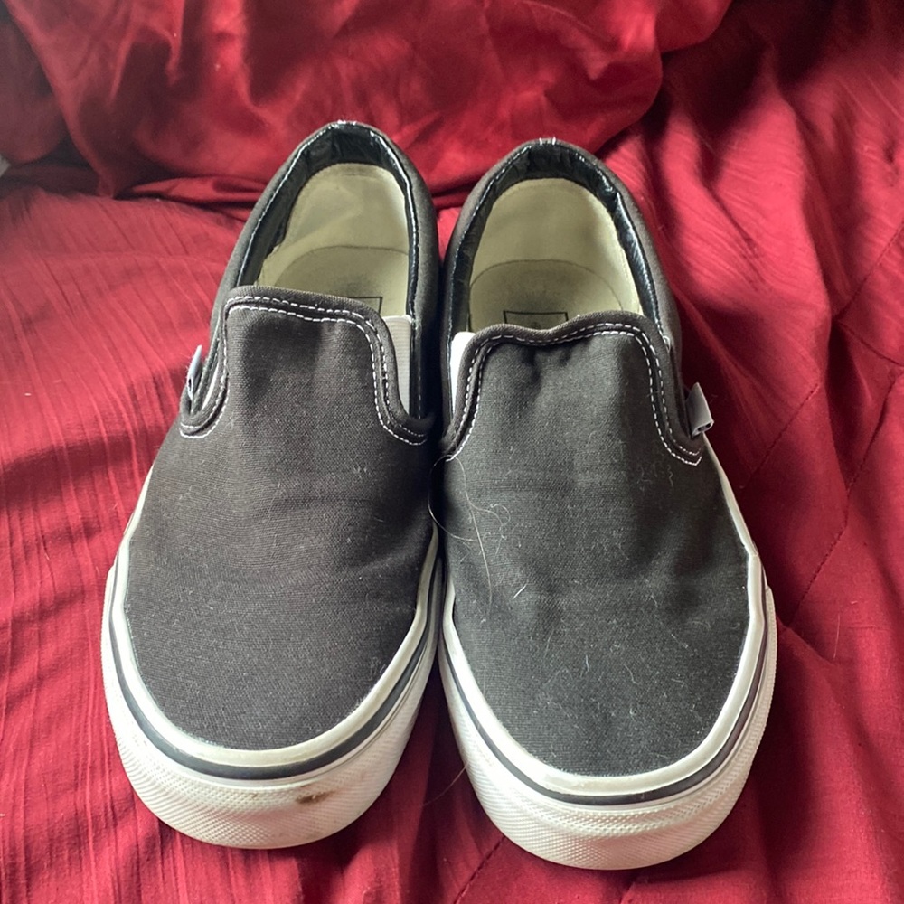 Black Slip-On Vans